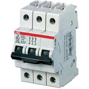 S203U-C20 ABB CIRCUIT BREAKER, C CURVE, 20AMP, 3POLE, 240VAC S200U