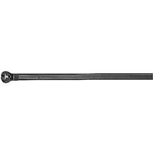 TY232MX-RW ABB Cable Tie, Black Polyamide (Nylon 6.6) for Temperatures up to 105 Degrees Celsius (221 F), Weather and Ultraviolet Resistant for Exterior Applications, Length of 203.2mm (8.0 Inches), Width of 2.54mm (0.10 Inches), Thickness of 1.10mm (0.05 Inches), Tensile Strength Rating of 80 Newtons (18 Pounds), 1000 Bulk Pack