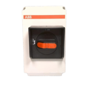 1SCA022576R5340 ABB - OTPA325B2P1 Enclosure for MS225&325 motor protection. Black Selector handle. Plastic enclosure. IP64. M20-threaded cable entry