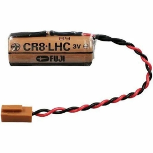 CR8-LHC Fuji Electric BATTERY, LITHIUM CHEMISTRY, 3 VDC, 3000 MAH CAPACITY, WITH WIRE LEAD CONNECTOR