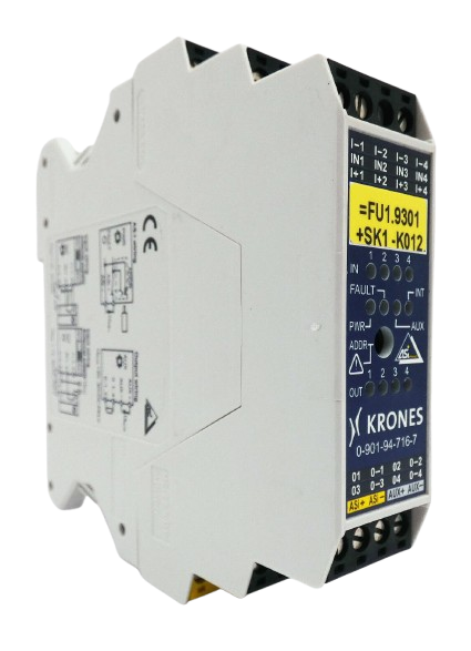 0-901-94-716-7 Krones INTERFACE MODULE, 4 INPUTS, 12-30 VDC, INTERNAL/EXTERNAL SENSOR SUPPLY
