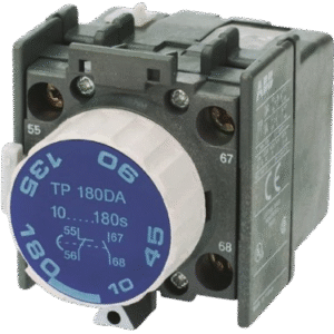 1SBN020300R1001 ABB - TP180DA ABB Pneumatic Timer 1SBN020300R1001 - TP180DA TP18 for use with Series A9 → A75