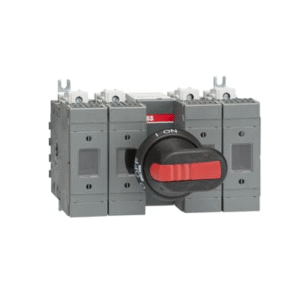 1SCA115469R1001 ABB - OS60GJ22FP Fusible disconnect switch, 60A, 4-pole, Class J, front operated, switched fusible fourth pole, handle and shaft included.