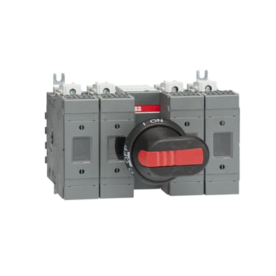 1SCA115469R1001 ABB - OS60GJ22FP Fusible disconnect switch, 60A, 4-pole, Class J, front operated, switched fusible fourth pole, handle and shaft included.