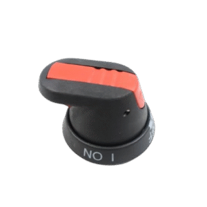 OHB45J5 ABB HANDLE, PISTOL GRIP, 5 MM X 45 MM, BLACK/RED