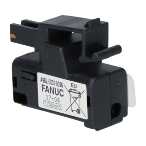 A98L-0031-0026 Fanuc BATTERY,LITHIUM,MODULAR TYPE,1750 MAH,3 VDC
