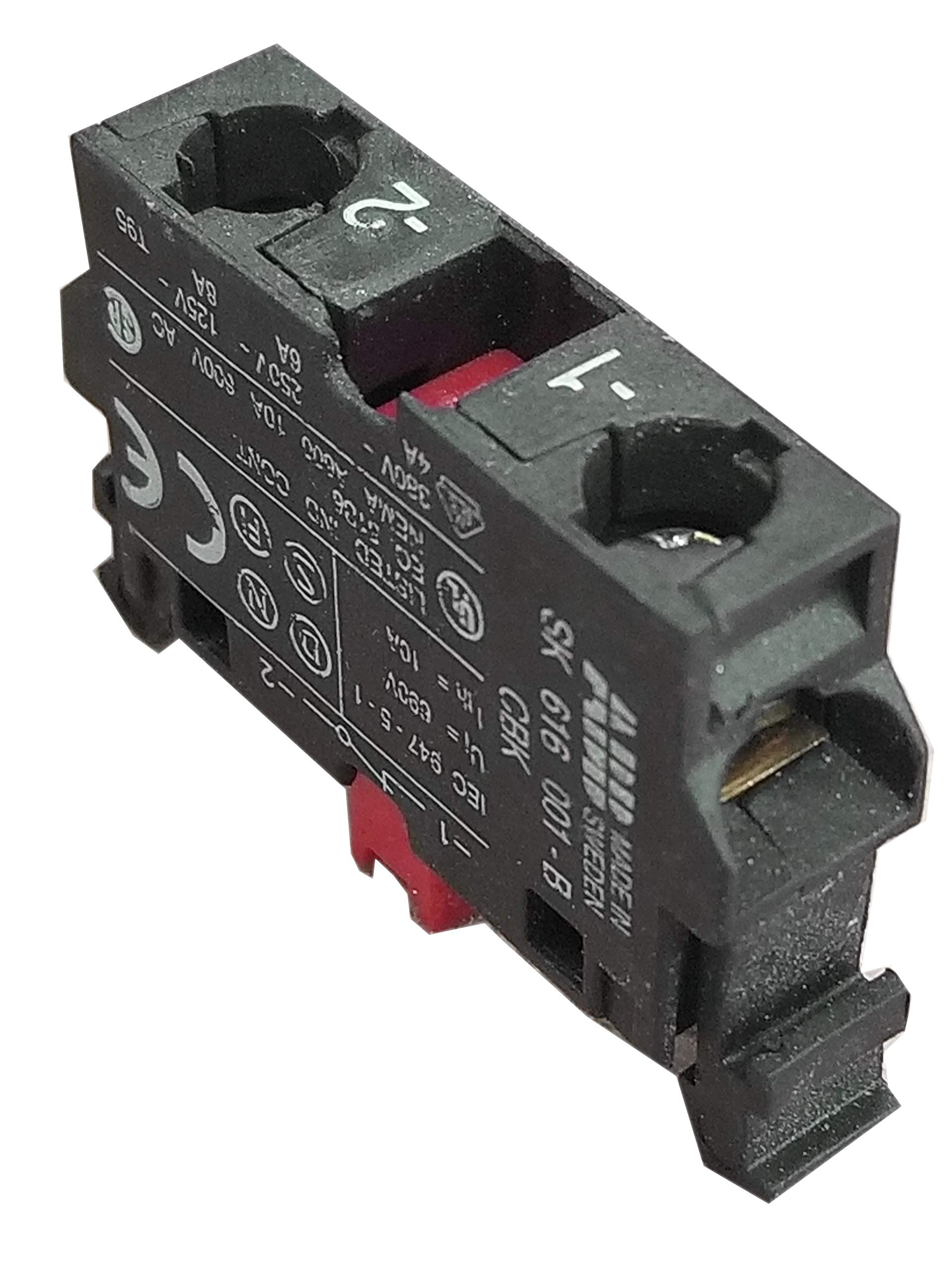 SK-616-001-B ABB CONTACT BLOCK, 1 NC, 10 AMP, 690 VAC
