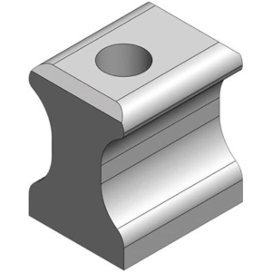 2TLA020039R0800 ABB Lock tongue for door closing to the front of door lock - ABB Jokab (Dalton series) - Type Lock tongue A - Stainless steel (lock tongue)