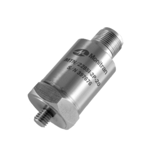 MTN/1187CM8-1/219 Monitran General purpose, top-entry accelerometer with DC output proportional to acceleration. Made from robust,stainless steel throughout for continuous vibration monitoring in harsh environments. Sealed to IP67 with,industry standard two wire 4-20mA output proportional to sensor range that can connect directly to PLC, DCS,and other industrial controllers. Includes integral 3-pin 62GB connector and is available with a wide range of,mountings.