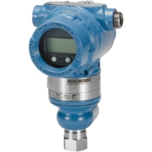 3051TG4A2B21AB4E5 Emerson - Rosemount PRESSURE TRANSMITTER, 3051 IN-LINE, GAUGE PRESSURE TYPE, -14.7 TO 4000 PSI, 4-20 MA WITH DIGITAL SIGNAL BASED ON HART PROTOCOL, 1/2-14 NPT FEMALE, 316L SST, SILICONE SENSOR FILL FLUID, ALUMINUM, FM EXPLOSION-PROOF, DUST IGNITION-PROOF