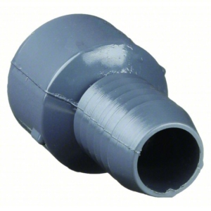1435-020 Grainger Female Adapter: 2 in x 2 in Fitting Pipe Size, Male Insert x Female NPT, 200 psi, Gray