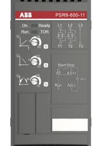1SFA896104R1100 ABB - PSR6-600-11 Softstarter PSR6-600-11 for max 600V main voltage and 24V AC/DC control supply voltage