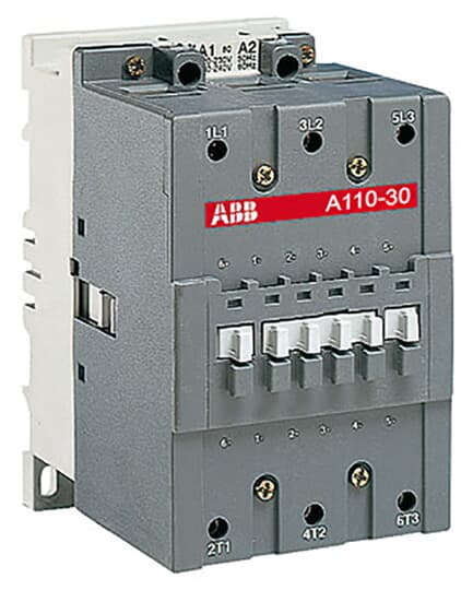 1SFL451001R8000 ABB - A110-30-00-80 A110-30-00 220-230V 50Hz / 230-240V 60Hz Contactor. A 3-phase Contactor suitable for various applications such as Motor starting, Isolation, By-pass and Distribution application up to max 1000 V.