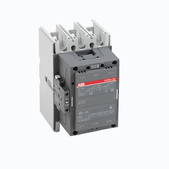 1SFL531001R2711 ABB - A260-30-11-27 A260-30-11 110V 50Hz / 115V 60Hz Contactor. A 3-phase Contactor suitable for various applications such as Motor starting, Isolation, By-pass and Distribution application up to max 690 V.Operated with control voltage, versions from 24….690 AC, 50 and 60 Hz
