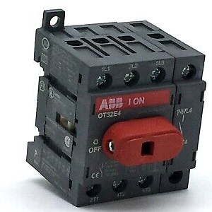 1SCA022352R7500 ABB - OT32E4 SWITCH DISCONNECTOR 40AMP 4POLE W/TERMINAL CLAMPS