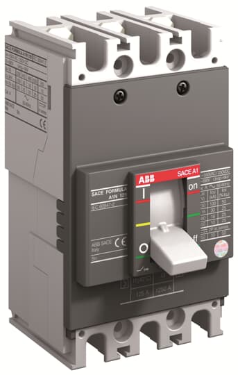 1SDA068749R1 ABB - A1N 125 TMF 16-400 3p F F Moulded Case Circuit Breaker (MCCB) Formula A1N 125 Fixed Three-Pole with Front Terminals and Thermomagnetic Release TMF R 16-400 A