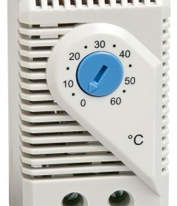 01147.9-00 Stego THERMOSTAT, KTS 011, CONTACT MAKER, NORMALLY OPEN, 0 TO 60 DEG C SETTING RANGE, 10 (2) AMP @ 250 VAC, 15 (2) AMP @ 120 VAC, DIN RAIL MOUNT