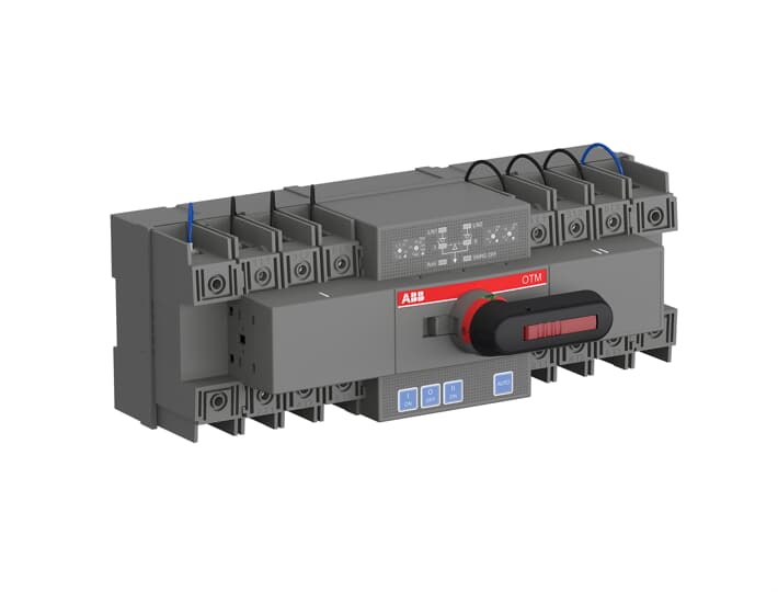 1SCA151255R1001 ABB - OTM63F4C21D400C OTM63F4C21D400C AUTOMATIC TRANSFER SWITCH. Automatic transfer switch, motor operated, open transition type 1-0-2. Self-supplied unit with adjustable operating parameters.