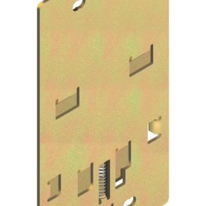 1SDA051437R1 ABB - KIT DIN50022 T1-2 PLATE DIN KIT DIN50022 T1-2 PLATE DIN. PLATE FOR DIN 50022 PROFILE MOUNTING T1-T2