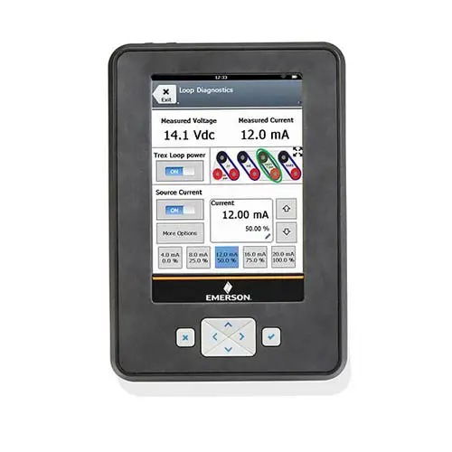 TREXLFPKL9S3S Emerson Trex Device Communicator, HART and FOUNDATION Fieldbus Applications, Communicator Plus, Certified, 3 Years Standard Support, Carrying Case