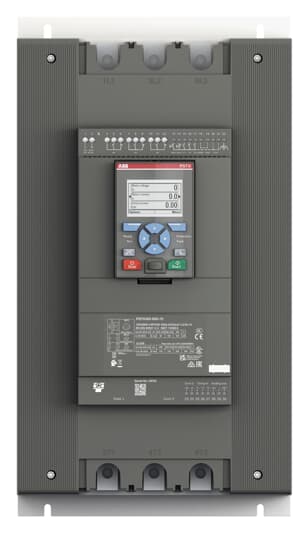 1SFA898114R7000 ABB - PSTX300-600-70 Softstarter - 300 A - 208 ... 600 V AC. The softstarter PSTX300-600-70 has a rated maximum operational current of 300 A with an operating voltage span from 208...600 V AC. The rated control voltage is between 100...250 V AC at 50/60 Hz.
