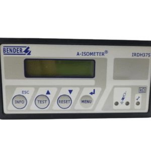 B91065004 Bender - IRDH375B-435 ISOMETER, GROUND FAULT MONITOR, INSULATION MONITORING, LED DISPLAY, 0-793 VAC/0-650 VDC NOMINAL VOLTAGE, 88-264 VAC/77-286 VDC SUPPLY