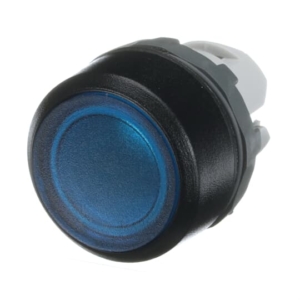 1SFA611100R1104 ABB - MP1-11L MP1-11L Pushbutton. The MP1-11L Pushbutton is: Maintained - Flush - Blue - Illuminated - Black Plastic - No contact block