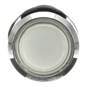 1SFA619100R3118 ABB - CP1-31C-10 Pushbutton - Momentary - Flush - Clear - Illuminated - Chrome Metal - 1NO - 1 NO - 0 NC - , 24 V