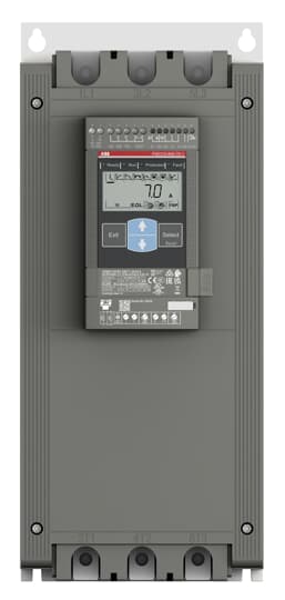 1SFA897112R7001 ABB - PSE210-600-70-1 Softstarter - 210 A - 208 ... 600 V AC. The softstarter PSE210-600-70-1 has a rated maximum operational current of 210 A with an operating voltage span from 208...600 V AC. The rated control voltage is between 100...250 V AC at 50/60 Hz.