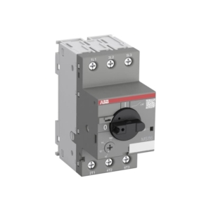 MS116-2.5 ABB Manual Motor Starter, 1.6/2.5 AMP, 3 POLE, 600V AC, 50/60 HZ, DIN RAIL MOUNT