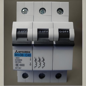 Mitsubishi Mini Circuit Breaker Air Switch BH-D6 1P/2P/3P/4P Type D 10A, 25A, 32A, 63A