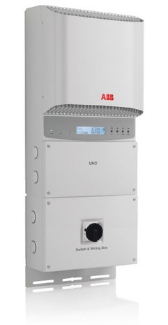 PVI-3.0-OUTD-S-US-A ABB PVI- 3.0 1-Phase Grid Tied Inverter, 3000W, 208/240/277VAC, 60Hz, DC Discon, 2 Unfused Input, 2 MPPT, 10 Yr Warr, Ungrounded, RS485, Arc-Fault Protection