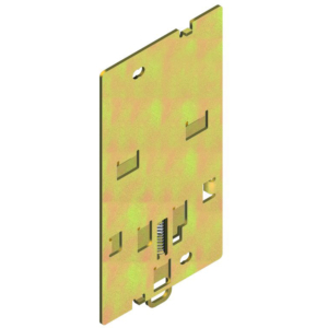 1SDA051439R1 ABB KIT DIN50022 T3 PLATE DIN. PLATE FOR DIN 50022 PROFILE MOUNTING T3