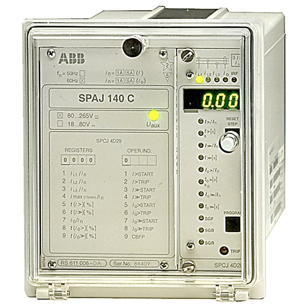 RS611006-AA ABB - SPAJ142C-AA SPAJ142C-AA RS611006-AA ABB Overcurrent and earth-fault relay