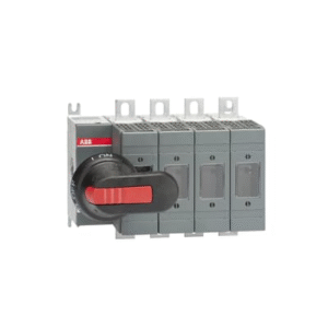 1SCA115402R1001 ABB - OS160GD04FP Switch Fuses,Front Operated,4-pole,04 (Left Side),DIN,000,00,Handle and shaft included,Switched - Fusible Pole