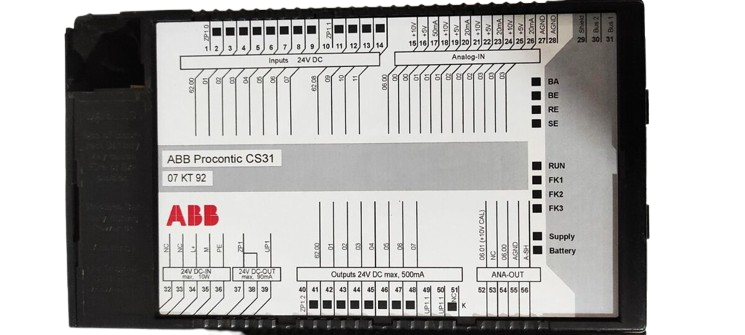 FPR3311101R1022 ABB - ICSO08Y1 ABB ICSO08Y1 Procontic CS31 24vdc I/O Module