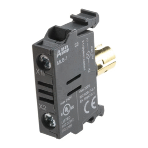 1SFA611620R1001 ABB - MLB-1 Lamp holder; 22mm; Backlit: BA9S,bulb; 230V; 230VAC, 1SFA611620R1001 ABB