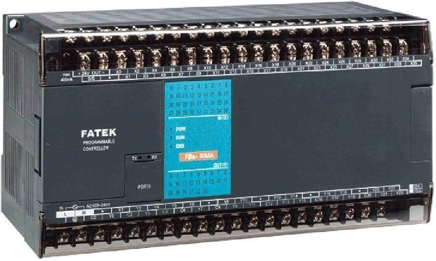 057562 	Fatek - FBS-60MAR2-AC FBS Series PLC, Basic Version, RS232, 36 Inputs / 24 Outputs, Relay, RTC Included, 24VDC
