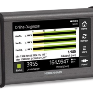 1261013-01 Heidenhain DIAGNOSTICS KIT, PWT 101, FOR ENCODERS, 4.3-INCH TOUCHSCREEN, DC 24 V, IP20