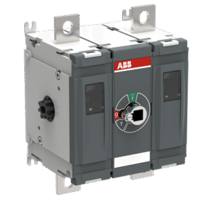 1SCA158178R1001 ABB - OTDC315FV11 Fully optimized two-pole DC switch-disconnector for 1500V utility-scale photovoltaic power plants covering 315-630A current range
