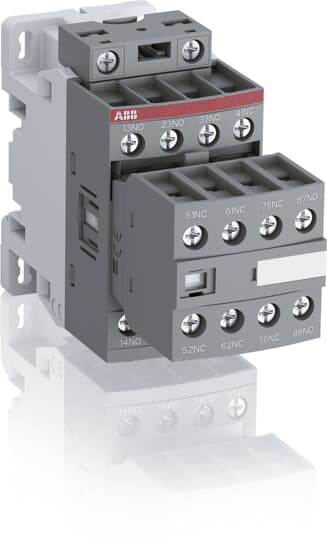 1SBH137001R1239 ABB - NF33/11-12 NF33/11-12 48-130V50/60HZ-DC Contactor relay. NF33/11 contactor relays are used for switching auxiliary and control circuits including overlapping of lagging / leading contacts NF contactor relays include an electronic coil interface accepting a wide control voltage Uc min. ... Uc max. Only four coils cover control voltages between 24...500 V 50/60 Hz.