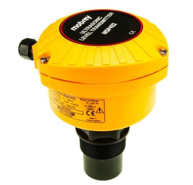 MSP422-B28 Emerson LEVEL TRANSMITTER,ULTRASONIC,12-30 VDC,4-20 MA,3 BAR,11 M OPERATING RANGE,M20 X 1.5 CONDUIT ENTRIES,IP66/67
