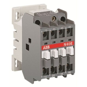 N40E-84 ABB CONTROL RELAY, N SERIES, 120 VAC, 16 AMP, 4 POLE