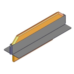 081003-11 Wampfler 813 Series Conductor Rail Collector Brush 250Amp L=160MM