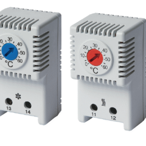 THV2 Alfa Electric Temperature adjustment scale 0/+60°C, dimensions HxWxD 61x34x35 mm