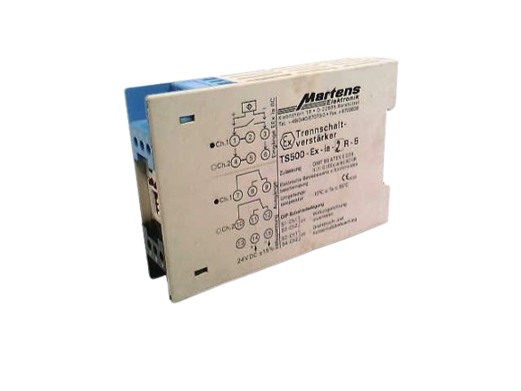 TS500-EX-IA-2R-5 Martens Elektronik CHANNEL ISOLATING SWITCHING REPEATER,2 RELAY OUTPUTS,24VDC