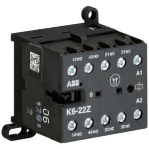 GJH1211001R0221 ABB - K6-22Z-01 Mini Contactor Relay 24 V AC - 0 NO - 0 NC - Screw Terminals