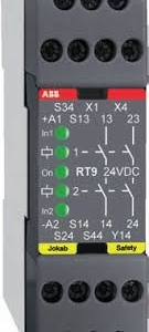 JSBRT9-24VDC ABB RELAY SAFETY 2 NORMALLY OPEN CONTACT