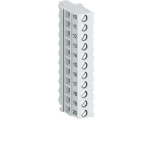 1TNE968901R3102 ABB - TA563-11 Terminal block. Screw front, Cable side. 11-pole. Minimum order qty. 6. Order multiple of 6. (TA563-11)