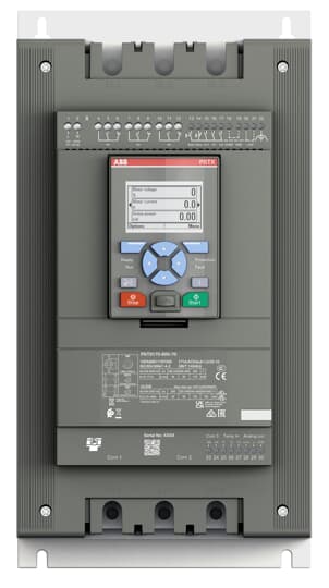 1SFA898111R7000 ABB - PSTX170-600-70 PSTX170-600-70 Softstarter - 170 A - 208 ... 600 V AC. The softstarter PSTX170-600-70 has a rated maximum operational current of 170 A with an operating voltage span from 208...600 V AC. The rated control voltage is between 100...250 V AC at 50/60 Hz.